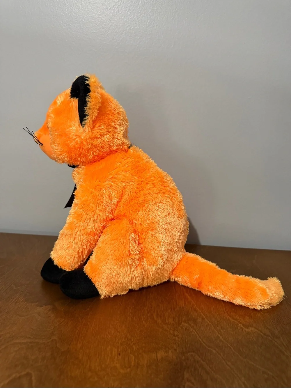 Ty Beanie Buddy “Scared-e” the Orange Halloween Cat RARE (12 inch) - 2002